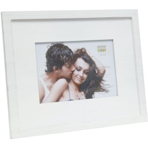 Fotolijst s67ks Hout Passepartout 15x20 cm Wit