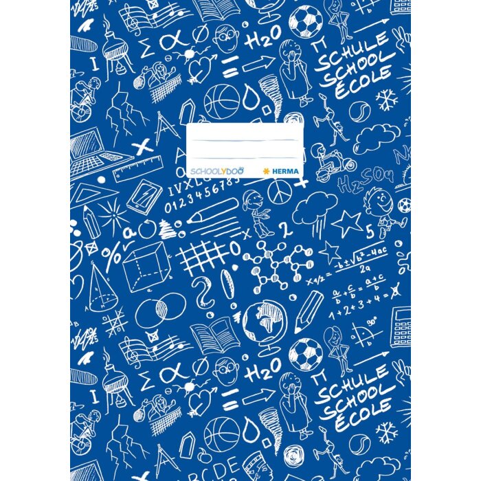 Schriftfolie a4 schoolydoo blauw