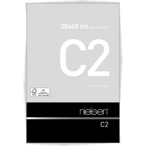 Nielsen Aluminium lijst c2 30x45 cm wit glanzend