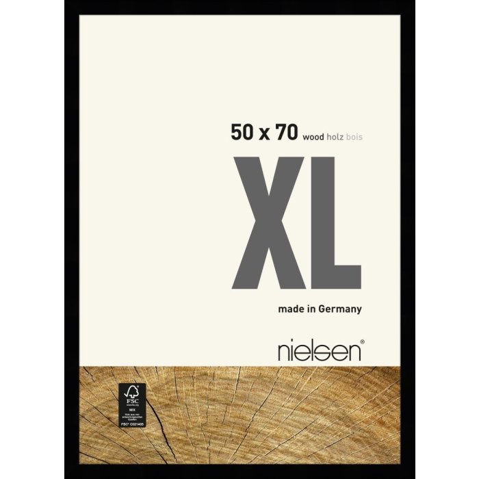 Nielsen Houten lijst xl 50x70 cm zwart