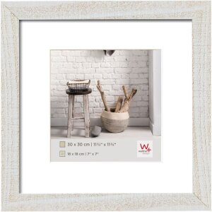 Houten lijst 40x40 cm home polar wit