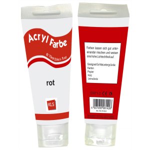 Acrylverf voor kunstenaars 75 ml rood