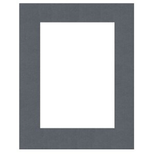 Passepartout 10x15 cm - 7x10 cm Grigio Scuro