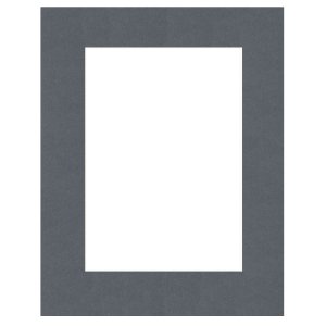 Passepartout 20x20 cm - 10x10 cm Grigio Scuro