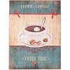 62829 Clayre Eef Wanddecoratie koffie