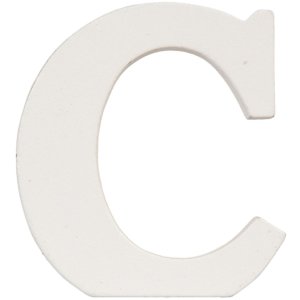 Letter c - 7x8 cm mdf