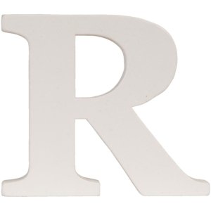 Letter r - 9x8 cm mdf