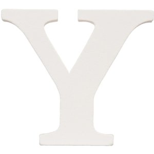 Letter y - 9x8 cm mdf