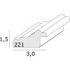 Deknudt Plattelandshuis lijst s221 houten lijst 10x15 cm tot 50x70 cm