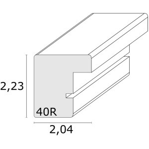 Houten lijst s40r Deknudt