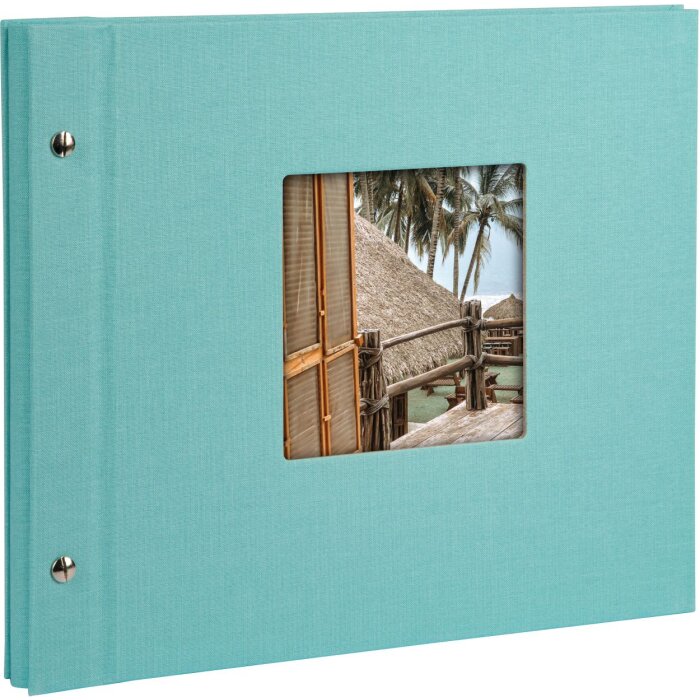 Schroefalbum Bella Vista Trend 30x25 cm sw paginas aqua