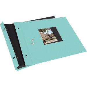 Schroefalbum Bella Vista Trend 30x25 cm sw paginas aqua