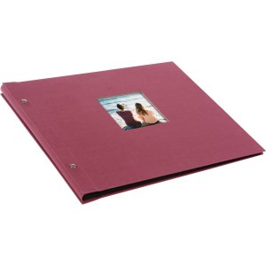 Goldbuch Schroefalbum Bella Vista Trend 30x25 cm fuchsia 40 zwarte paginas