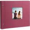 Goldbuch Schroefalbum Bella Vista Trend 30x25 cm fuchsia 40 zwarte paginas