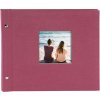 Goldbuch Schroefalbum Bella Vista Trend 30x25 cm fuchsia 40 zwarte paginas