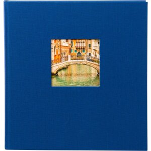 Goldbuch Fotoalbum Bella Vista blauw 30x31 cm 60 zwarte...