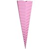 Knutsel Schooltas 3D Kleur Gegolfd Karton roze 41 cm