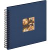 Walther Spiraal Album Fun blauw 26x25 cm 40 zwarte paginas