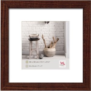 Houten lijst home 30x30 walnoot