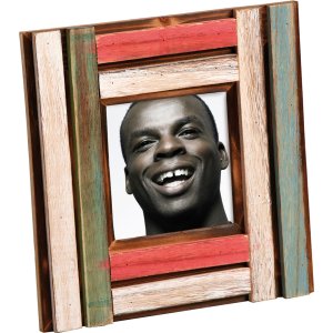 Iroko houten fotolijst Ethno Lijst 10x10 cm, 10x15 cm en 13x18 cm