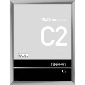 Nielsen Aluminium lijst c2 15x20 cm zilver