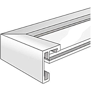 Nielsen Aluminium lijst c2 15x20 cm zilver