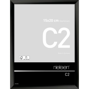 Nielsen Aluminium lijst c2 15x20 cm geanodiseerd zwart...