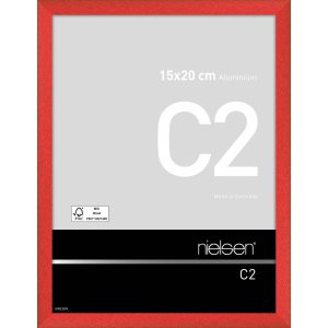 Nielsen Aluminium lijst c2 15x20 cm tornado rood