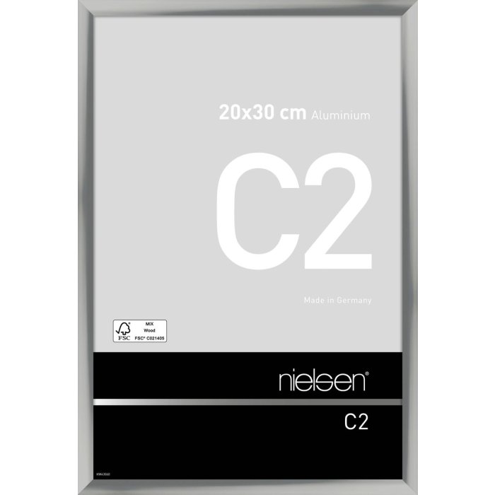 Nielsen Aluminium lijst c2 20x30 cm zilver