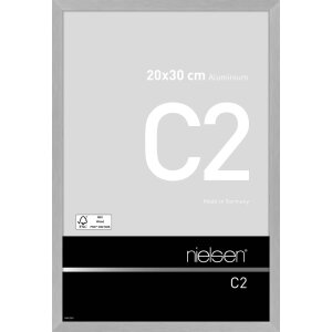 Nielsen Aluminium lijst c2 20x30 cm structuur zilver mat