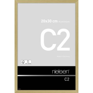 Nielsen Aluminium lijst c2 20x30 cm structuur goud mat