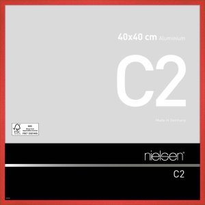 Nielsen Aluminium lijst c2 40x40 cm tornado rood