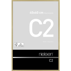 Nielsen Aluminium lijst c2 40x60 cm structuur goud mat