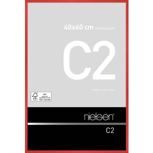 Nielsen Aluminium lijst c2 40x60 cm tornado rood