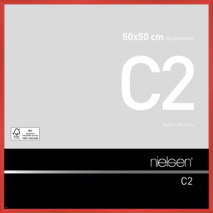 Nielsen Aluminium lijst c2 50x50 cm tornado rood