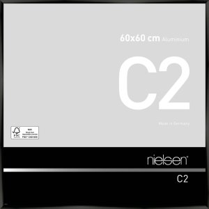 Nielsen Aluminium lijst c2 60x60 cm geanodiseerd zwart...