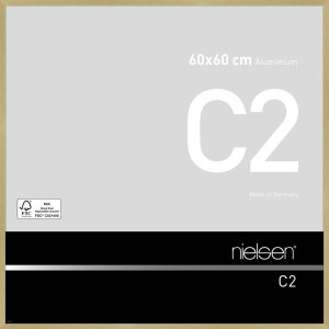 Nielsen Aluminium lijst c2 60x60 cm structuur goud mat