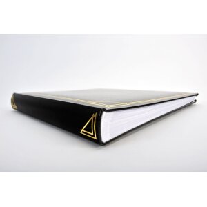 Walther Jumbo Fotoalbum Promo Standaard zwart 30x30 cm 100 witte paginas