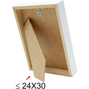 Houten lijst s223k 40x50 cm wit