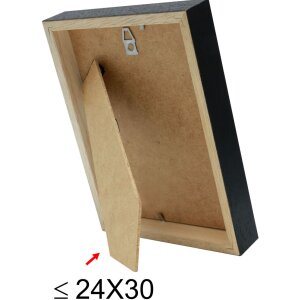 Houten lijst s223k 10x15 cm zwart