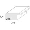 Houten lijst s226h bruin 15x21 cm