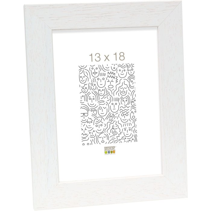 Houten lijst s226k 24x30 cm wit