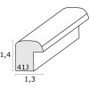 Houten lijst s41j Deknudt 15x20 cm wit