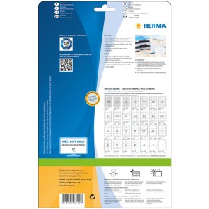 Etiketten Premium a4, wit 38,1x21,2 mm papier mat 650 st.