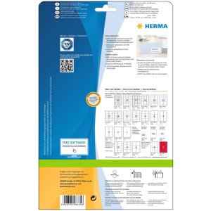 Adresetiketten Premium a4, wit 99,1x38,1 mm papier mat 140 st.