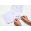 Adresetiketten Premium a4, wit 99,1x38,1 mm papier mat 140 st.