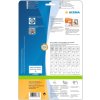 Etiketten Premium a4, wit 70x36 mm papier mat 240 st.