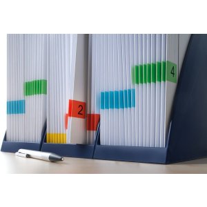 Etiketten a4 blauw 45,7x21,2 mm papier mat 960 st.