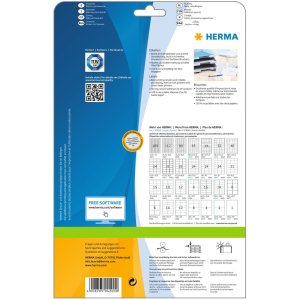 herma etiketten Premium a4, wit 48,3x33,8 mm papier mat 800 stuks