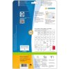 Adresetiketten Premium a4, wit 63,5x38,1 mm papier mat 525 st.